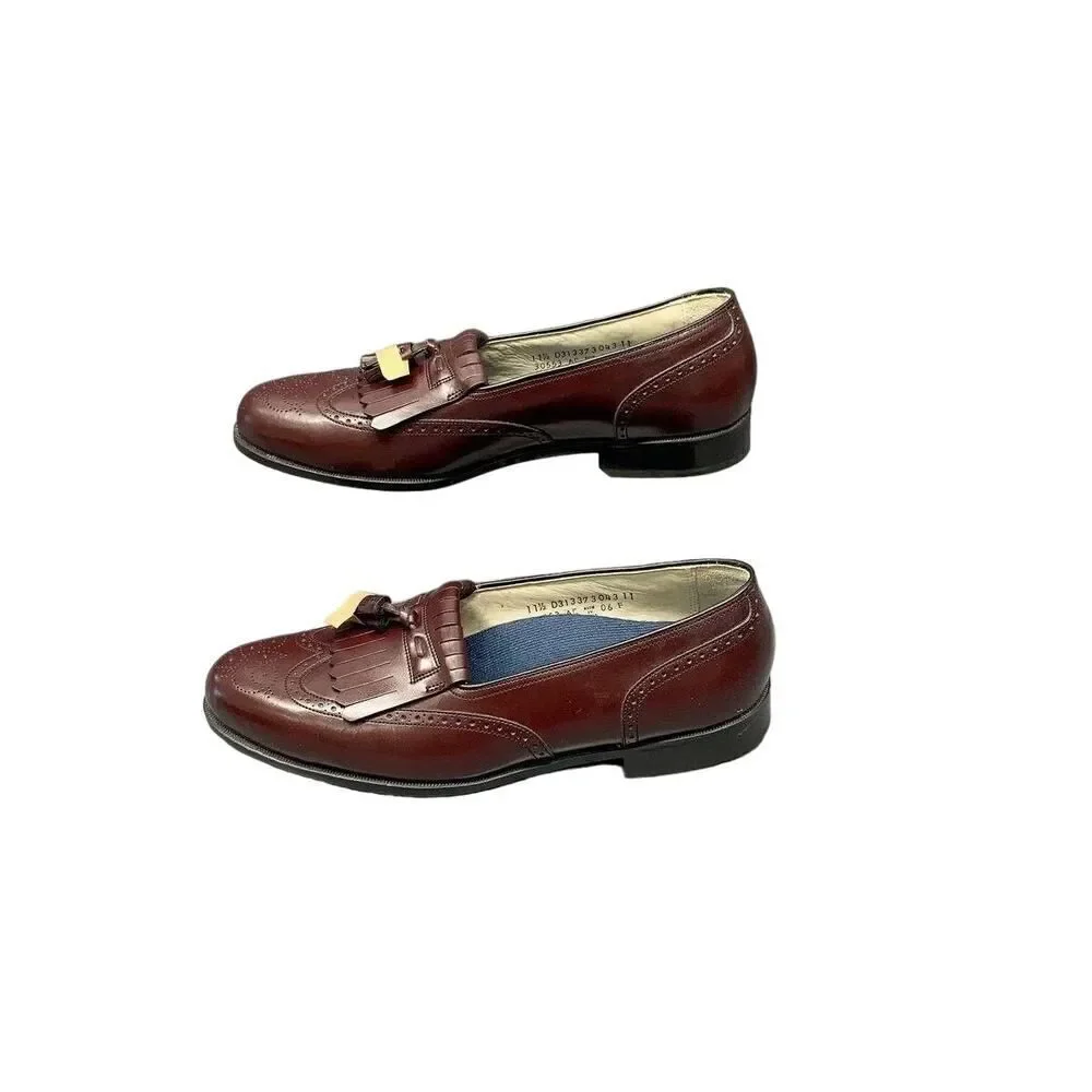 Florsheim Comfort‎ Tech Men's Sutton Kilty Tassel Loafers NEW Size USA 11.5 WINE